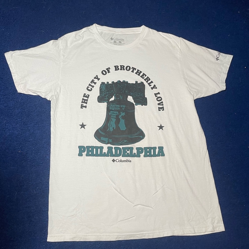 Colombia Philadelphia The City of Brotherly Love Shirt Size Large